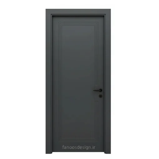 درب داخلی مدرن مدل گرافیت | طراحی مینیمال با رنگ خاکستری مات کد 30519