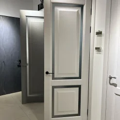 درب داخلی مدرن مدل آرتا | طراحی مینیمال با پنل برجسته و رنگ طوسی کد 30320 18 درب داخلی مدرن مدل آرتا