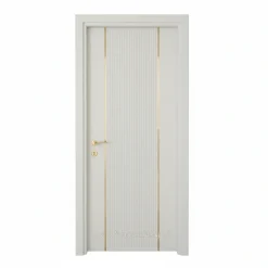 درب داخلی مدرن مدل پانل طلایی