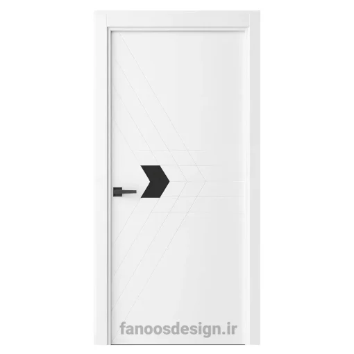 درب MDF سفید مدرن مدل هندسی مشکی کد 30649 9 Modern white MDF door 7 | فانوس دیزاین تولید کننده انواع درب اتاق ، ضد سرقت، درب ورودی و ضد آل