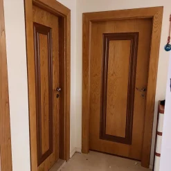درب چوبی مدرن با پنل مرکزی تیره کد 30402 3 Modern wooden door with dark center panel 1 | فانوس دیزاین تولید کننده انواع درب اتاق ، ضد سرقت، درب ورودی و ضد آل