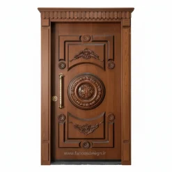 درب ضد سرقت با طرح هندسی مدل GridLine کد 30408