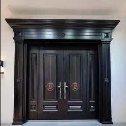 درب ورودی دو لنگه سلطنتی مدل عقاب طلایی کد 30356 3 درب ورودی دو لنگه سلطنتی مدل عقاب طلایی