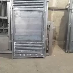 Shutter style iron barn door | فانوس دیزاین تولید کننده انواع درب اتاق ، ضد سرقت، درب ورودی و ضد آل