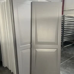 درب اتاقی MDF رنگ طوسی مدل دو‌قاب ساده