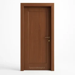 درب داخلی MDF روکش چوبی رنگ گردویی | خرید درب اتاق لوکس از فانوس دیزاین