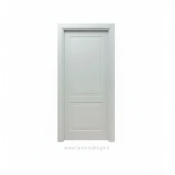 طراحی و اجرای دکوراسیون اتاق کنفرانس 39 درب اتاقی MDF سفید مدل دوقاب ساده کلاسیک کد 30264
