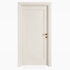 درب داخلی سفید روکش چوبی مدل ساده | خرید درب اتاق روشن از فانوس دیزاین