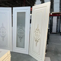 درب لوکس سفید با طراحی کلاسیک و شیشه سندبلاست کد 30563 13 درب لوکس سفید با طراحی کلاسیک و شیشه سندبلاست کد 30563