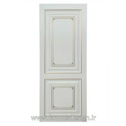 درب لوکس سفید با تزئینات کد 30323