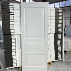 درب MDF نئوکلاسیک سفید با قاب ساده سهتکه کد 30297 12 درب MDF نئوکلاسیک سفید با قاب ساده سهتکه