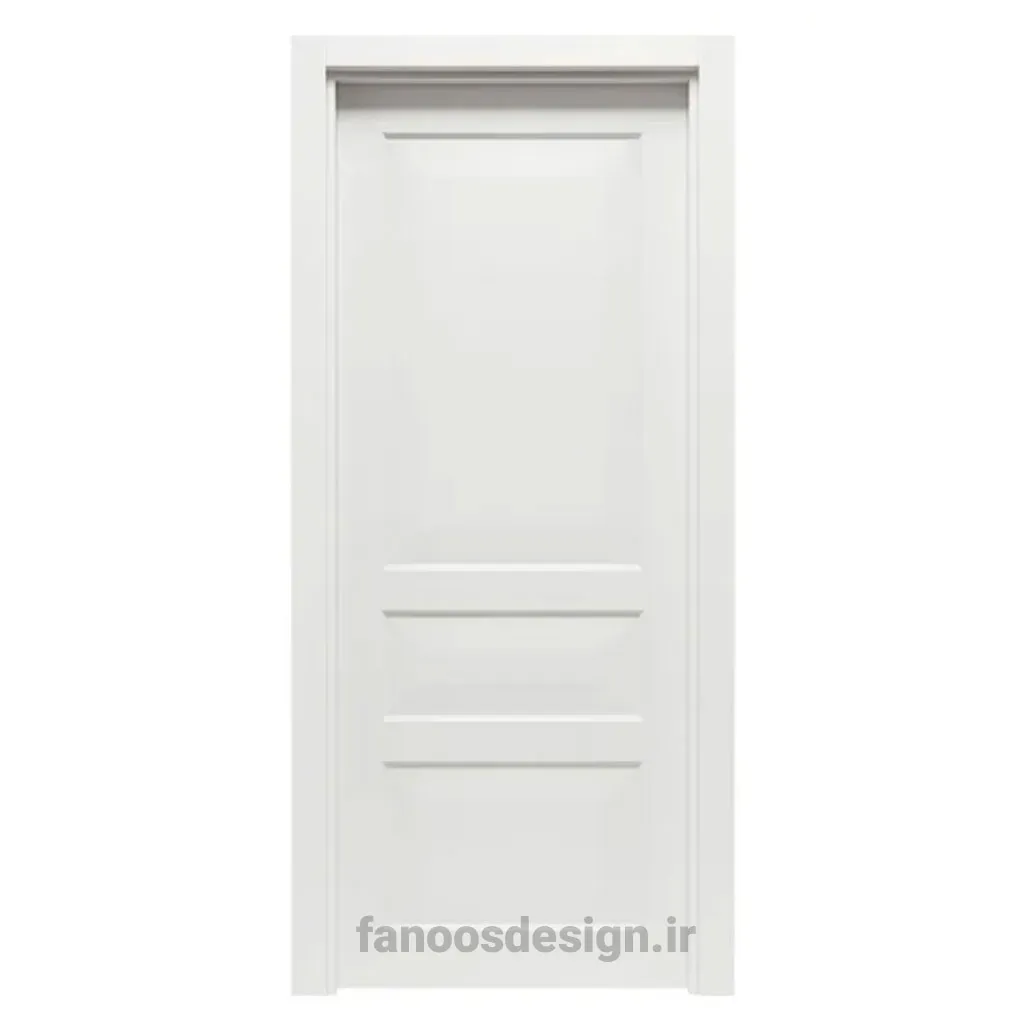 درب MDF نئوکلاسیک سفید با قاب ساده سهتکه کد 30297 1 درب MDF نئوکلاسیک سفید با قاب ساده سهتکه کد 30297