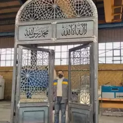 درب دو لنگه مسجدی با طرح اسلامی - کد 30213 3 درب دو لنگه مسجدی با طرح اسلامی - کد 30213