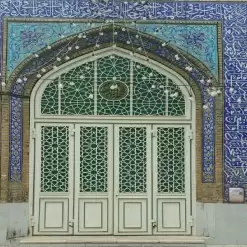 درب قوسدار مسجدی فلزی طرح اسلیمی - کد 30214 3 درب قوسدار مسجدی فلزی طرح اسلیمی - کد 30214