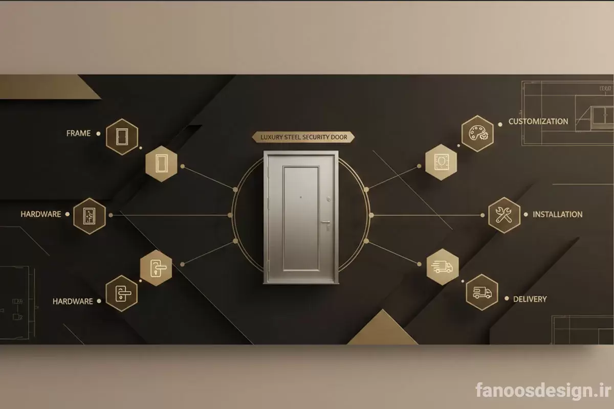 هزینه خود درب ضد سرقت (قیمت پایه)