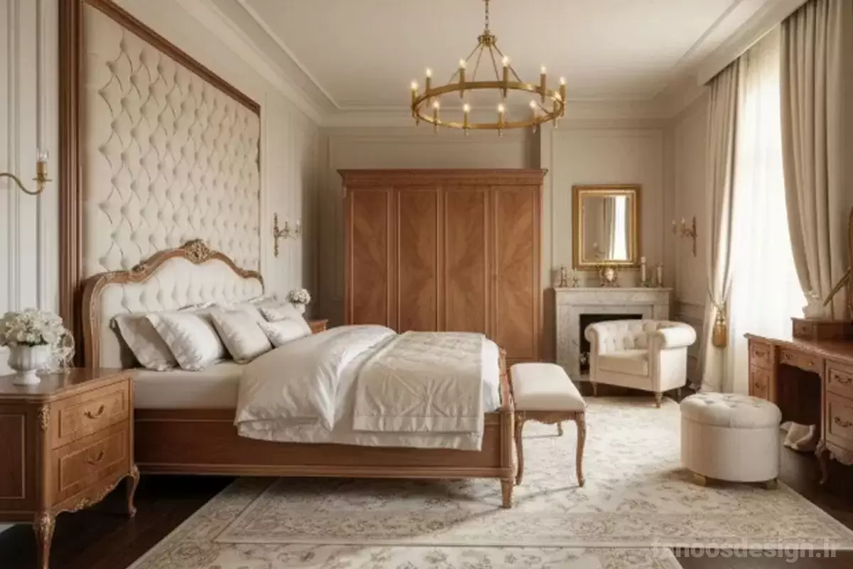 دکوراسیون اتاق خواب کلاسیک