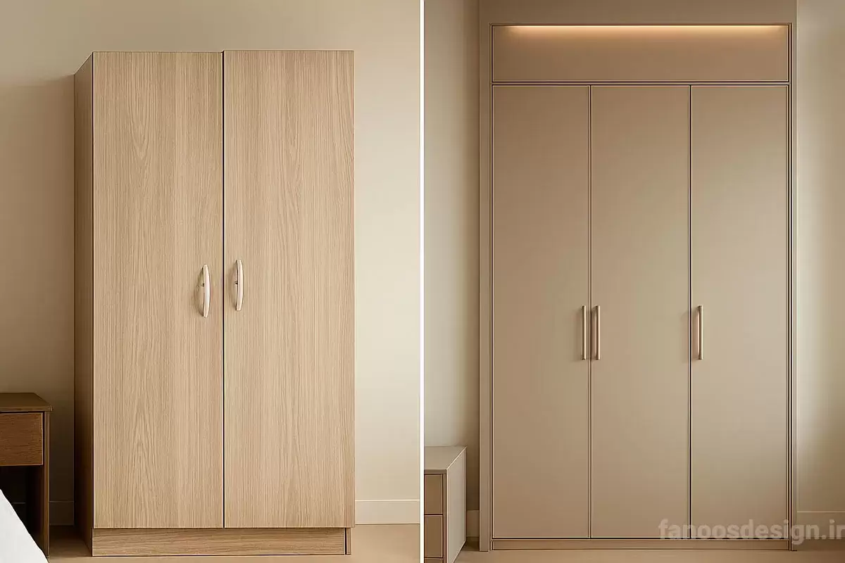 انتخاب اشتباه بین کمد ریلی و لولایی