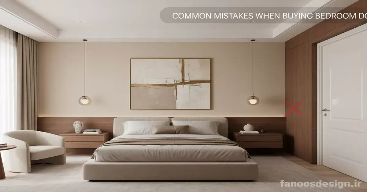 اشتباهات رایج در خرید درب اتاق خواب؛ ۱۵ اشتباه مهم که خریداران انجام می‌دهند