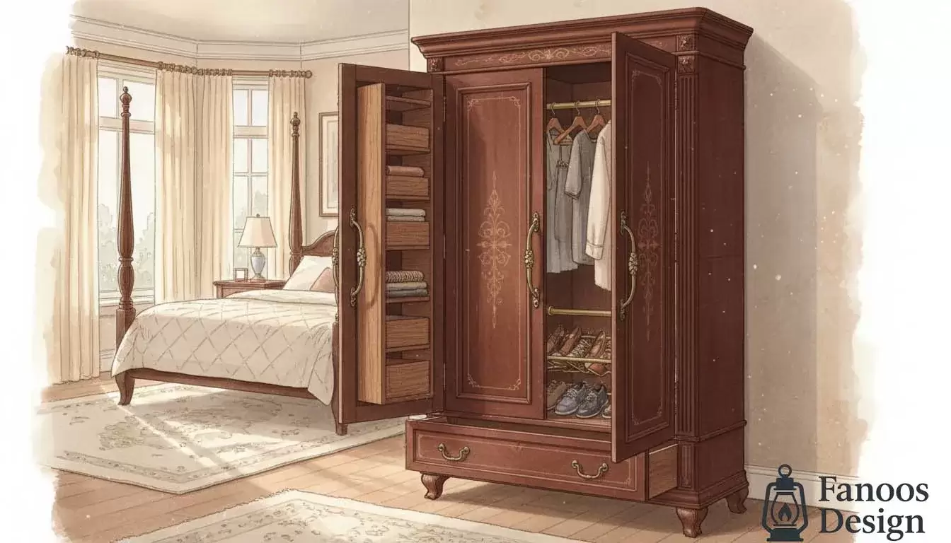 Comparing rail and hinged wardrobes 3 | فانوس دیزاین تولید کننده انواع درب اتاق ، ضد سرقت، درب ورودی و ضد آل