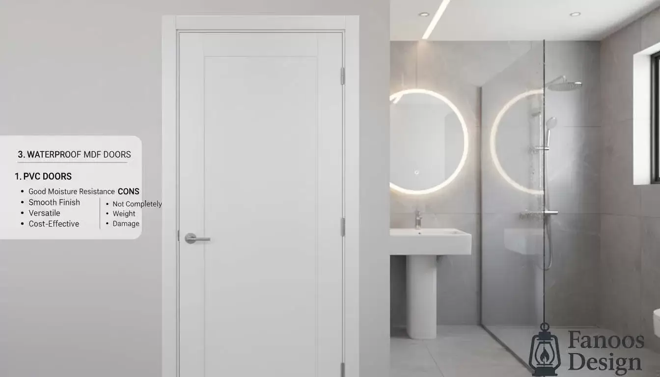 Complete guide to choosing a bathroom door 3 | فانوس دیزاین تولید کننده انواع درب اتاق ، ضد سرقت، درب ورودی و ضد آل