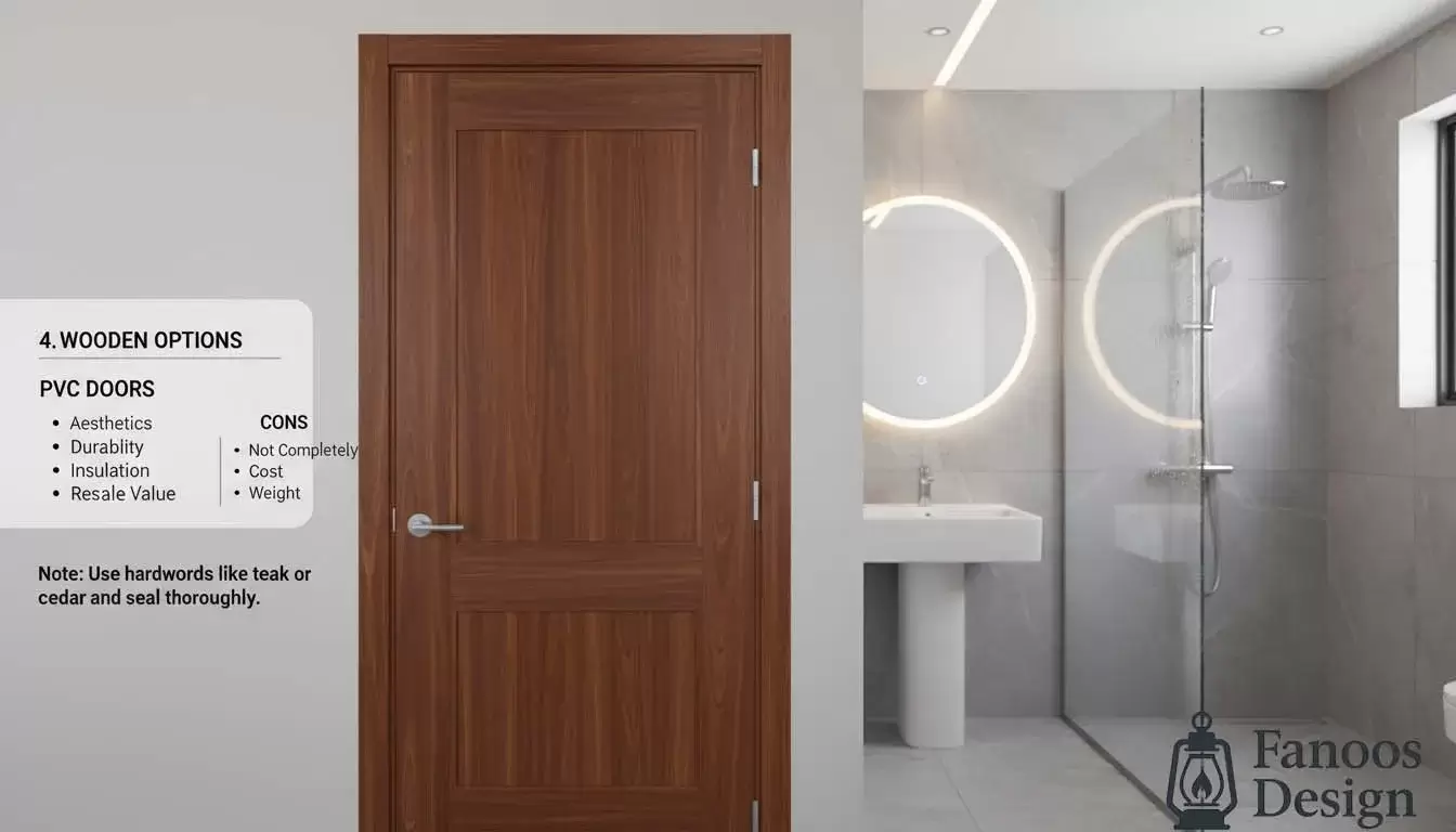 Complete guide to choosing a bathroom door 4 | فانوس دیزاین تولید کننده انواع درب اتاق ، ضد سرقت، درب ورودی و ضد آل