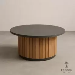 میز جلو مبلی لابی هتلی مدرن – طراحی لوکس برای لابی هتل‌های ۴ و ۵ ستاره