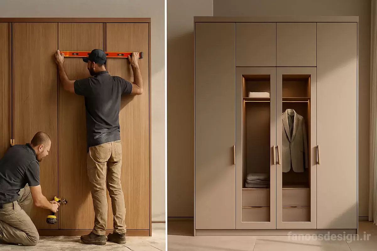 نکات طلایی برای افزایش عمر کمد دیواری