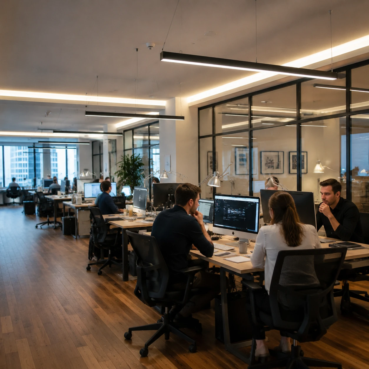 نورپردازی فضای کارمندان (Open Office)؛ افزایش تمرکز، انرژی و بهرهوری 2 نورپردازی فضای کارمندان (Open Office)