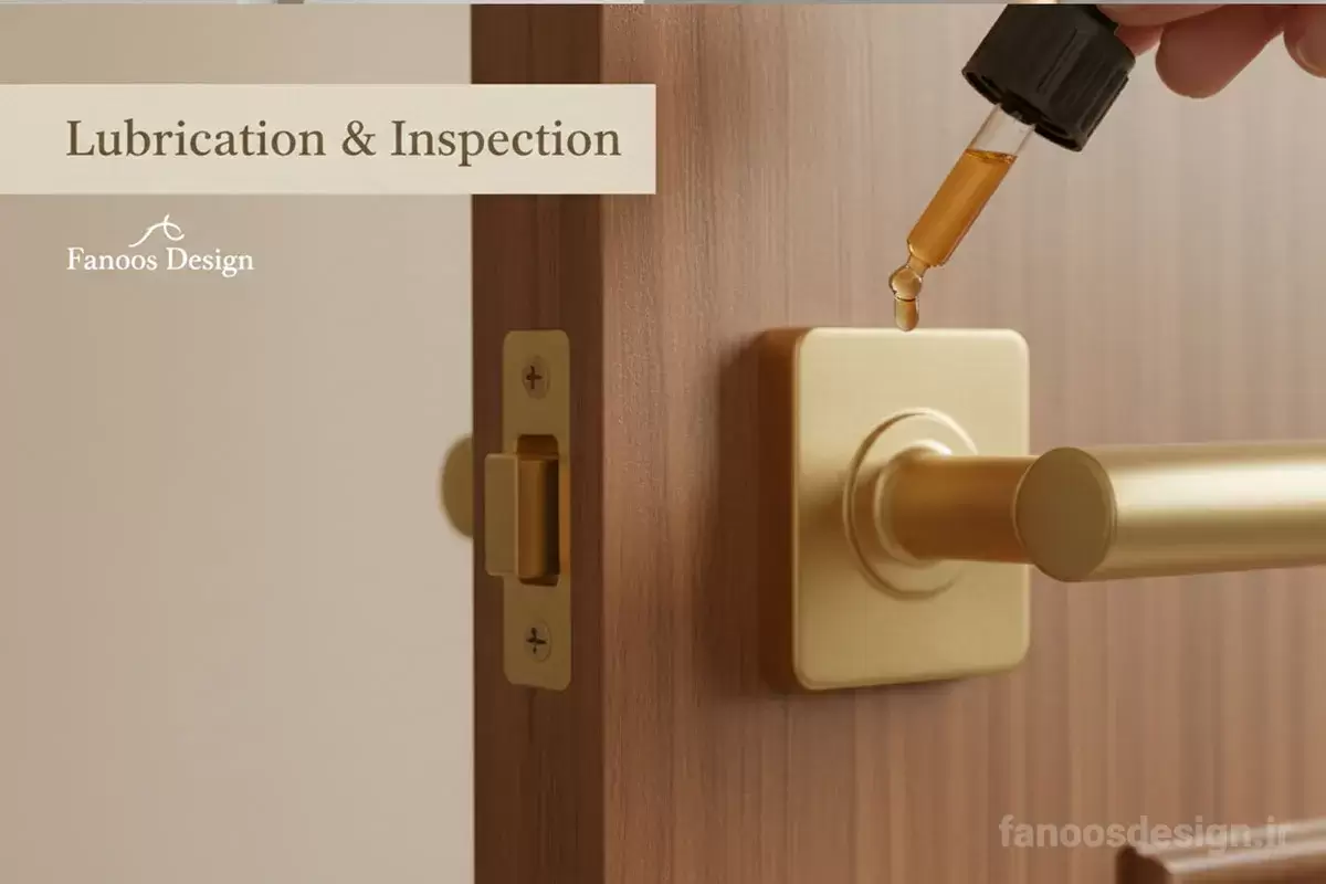 نگهداری و سرویس دورهای درب سرویس بهداشتی؛ راز افزایش عمر و جلوگیری از خرابی 4 Maintenance and service of bathroom door cycles 2 | فانوس دیزاین تولید کننده انواع درب اتاق ، ضد سرقت، درب ورودی و ضد آل