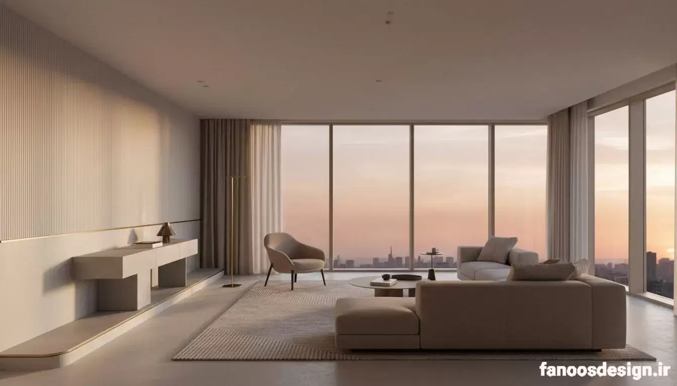 Minimalist reception design5 | فانوس دیزاین تولید کننده انواع درب اتاق ، ضد سرقت، درب ورودی و ضد آل