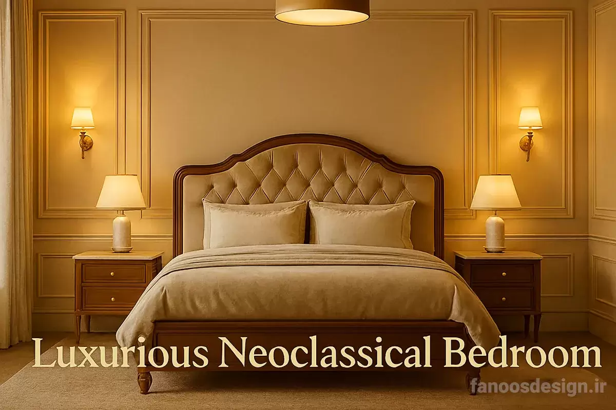 ویژگی‌های اصلی اتاق خواب نئوکلاسیک