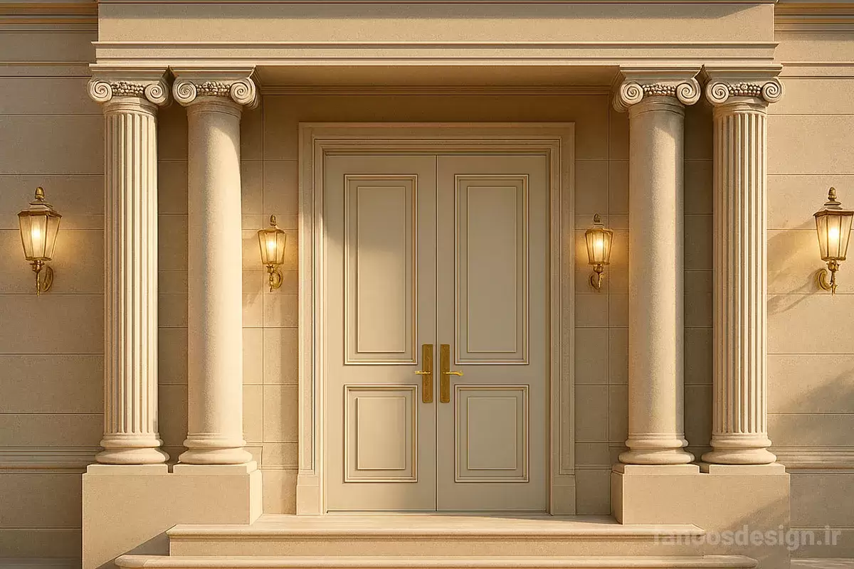 درب ورودی نئوکلاسیک