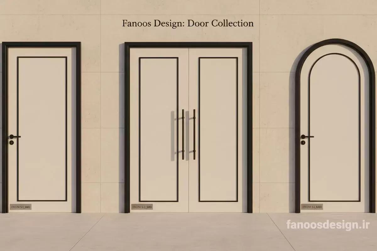 Price of iron yard door 2 | فانوس دیزاین تولید کننده انواع درب اتاق ، ضد سرقت، درب ورودی و ضد آل