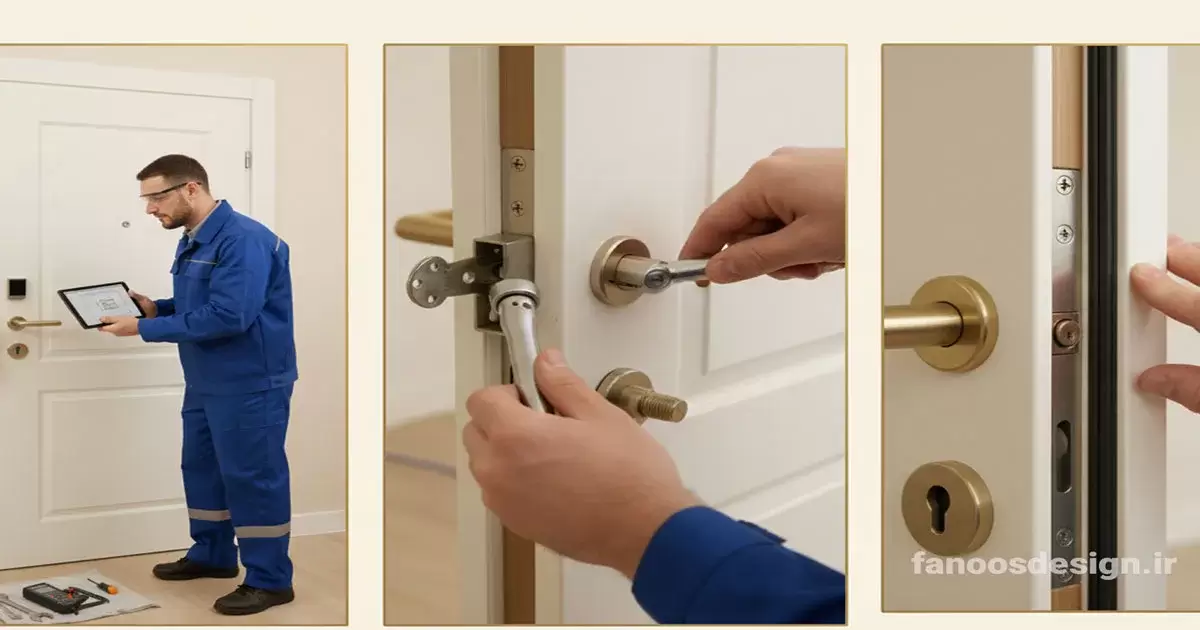 نکات امنیتی در انتخاب درب آهنی حیاط؛ راهنمای کامل افزایش امنیت ورودی ساختمان