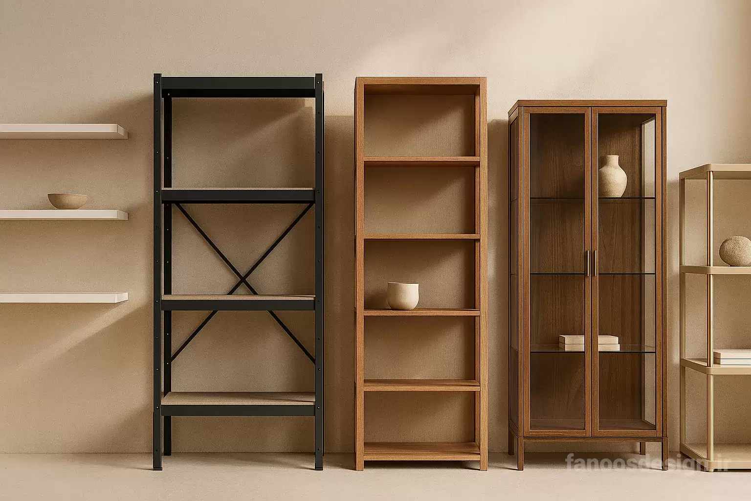 ۵. شلف سفارشی بهتر است یا آماده؟