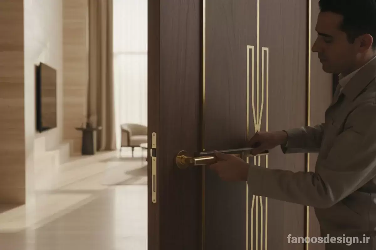 رگلاژ نهایی درب