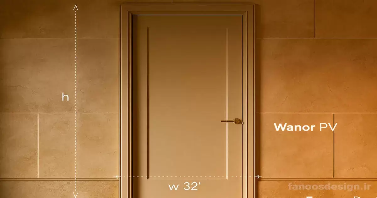 نصب و ابعاد استاندارد درب سرویس بهداشتی؛ راهنمای کامل آببندی، چارچوب و اندازهگیری 1 نصب و ابعاد استاندارد درب سرویس بهداشتی