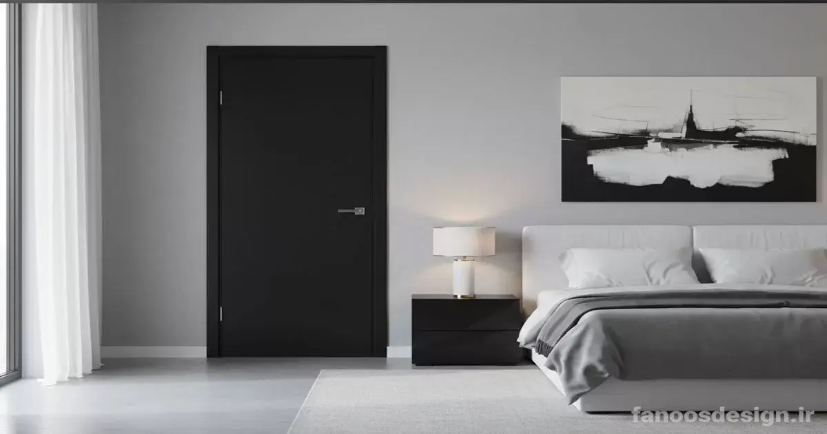 بهترین رنگهای درب اتاق خواب؛ سفید، طوسی، چوبی یا کرم؟ کدام رنگ مناسبتر است؟ 1 بهترین رنگهای درب اتاق خواب؛ سفید، طوسی، چوبی یا کرم؟ کدام رنگ مناسبتر است؟