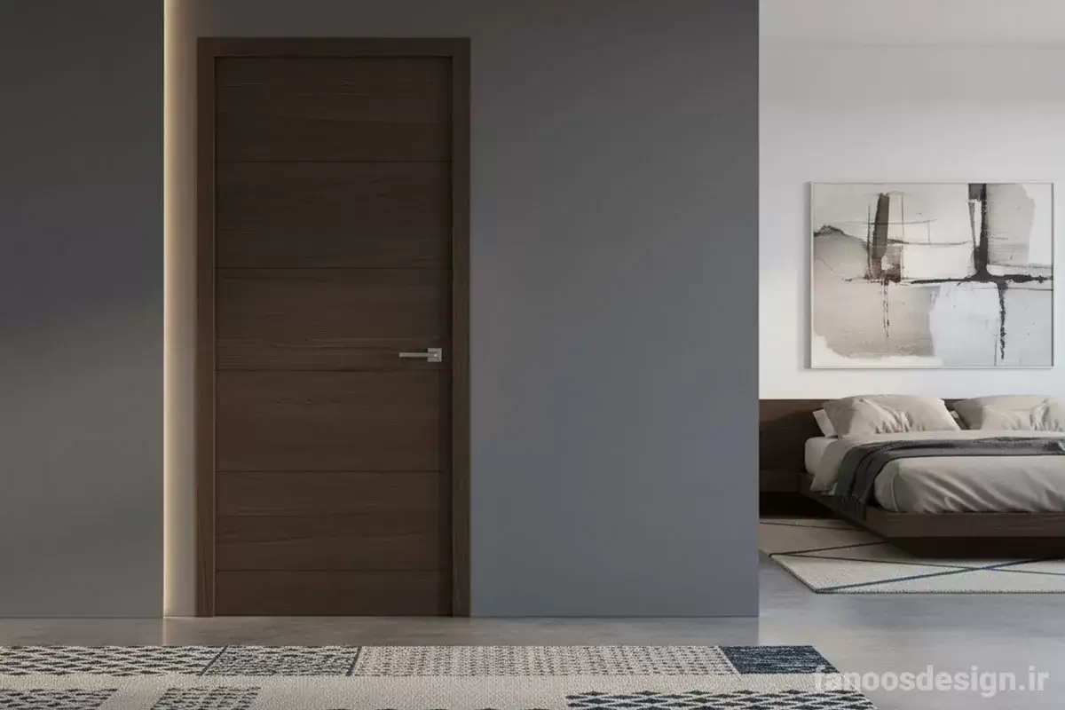 درب اتاق خواب در سبک مدرن
