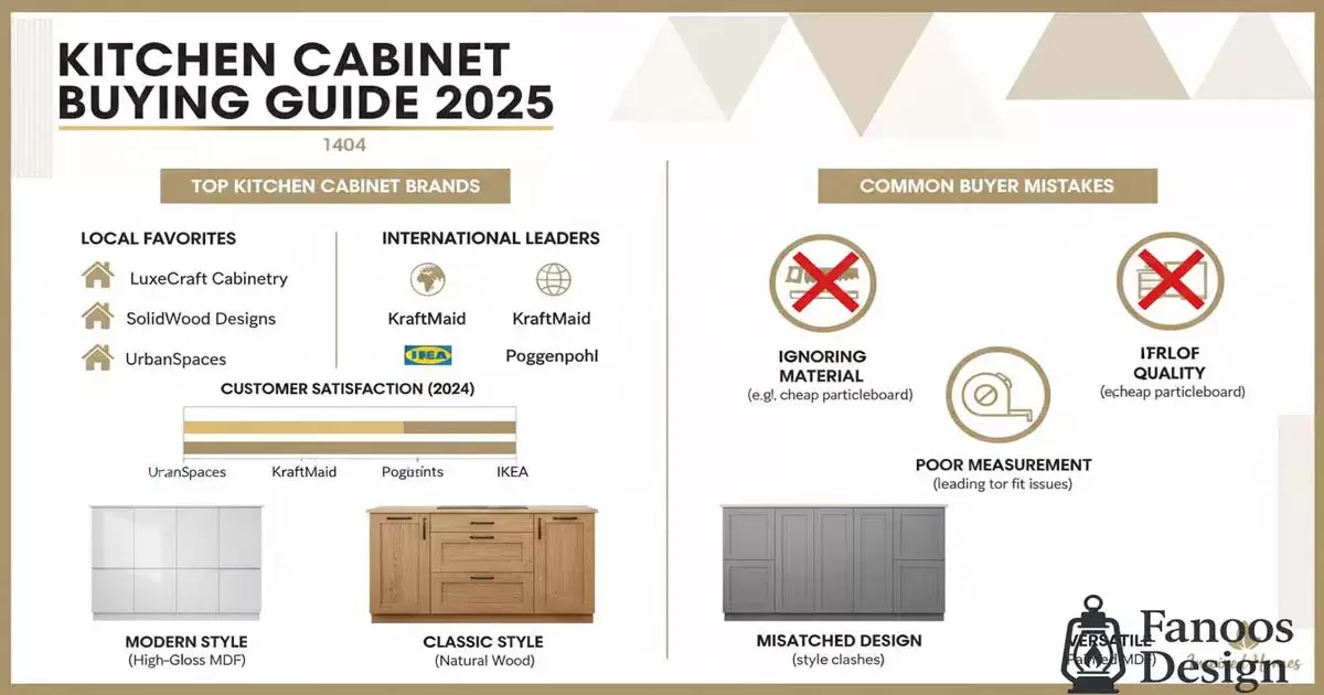 بهترین برندها و اشتباهات رایج هنگام خرید کابینت آشپزخانه؛ راهنمای کامل سال ۱۴۰۴