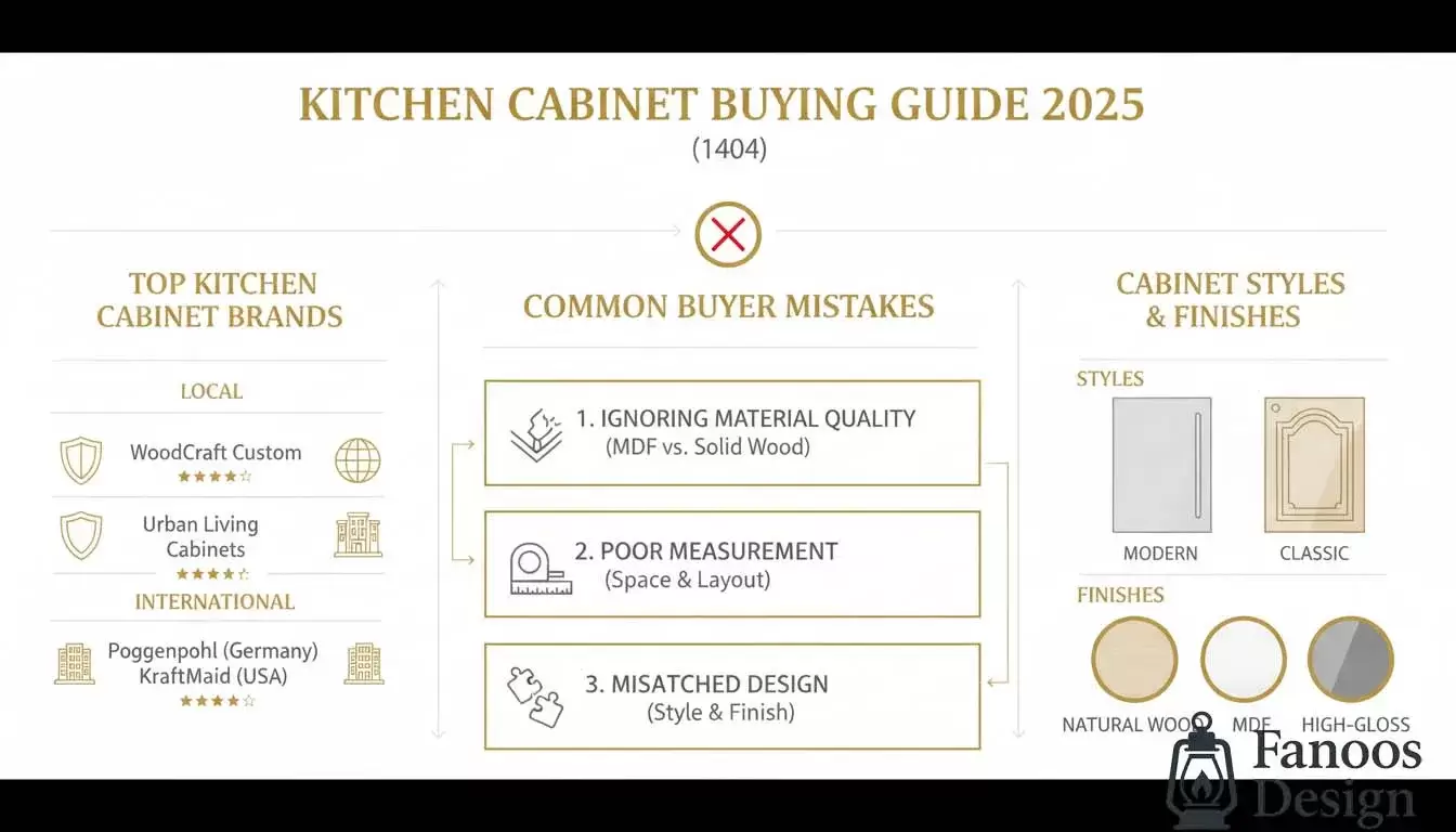 The best brands and common mistakes when buying kitchen cabinets 2 | فانوس دیزاین تولید کننده انواع درب اتاق ، ضد سرقت، درب ورودی و ضد آل