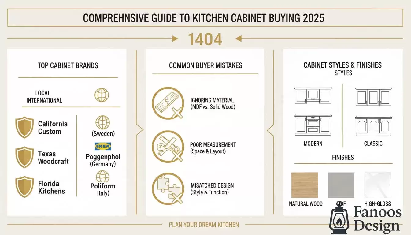 The best brands and common mistakes when buying kitchen cabinets 4 | فانوس دیزاین تولید کننده انواع درب اتاق ، ضد سرقت، درب ورودی و ضد آل