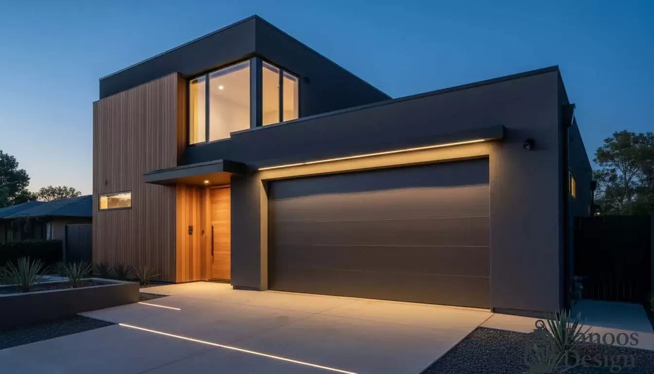 بهترین مدلهای درب پارکینگ برای ساختمانهای مدرن و کلاسیک؛ راهنمای کامل انتخاب 4 The best garage door models for modern and classic buildings 2 | فانوس دیزاین تولید کننده انواع درب اتاق ، ضد سرقت، درب ورودی و ضد آل