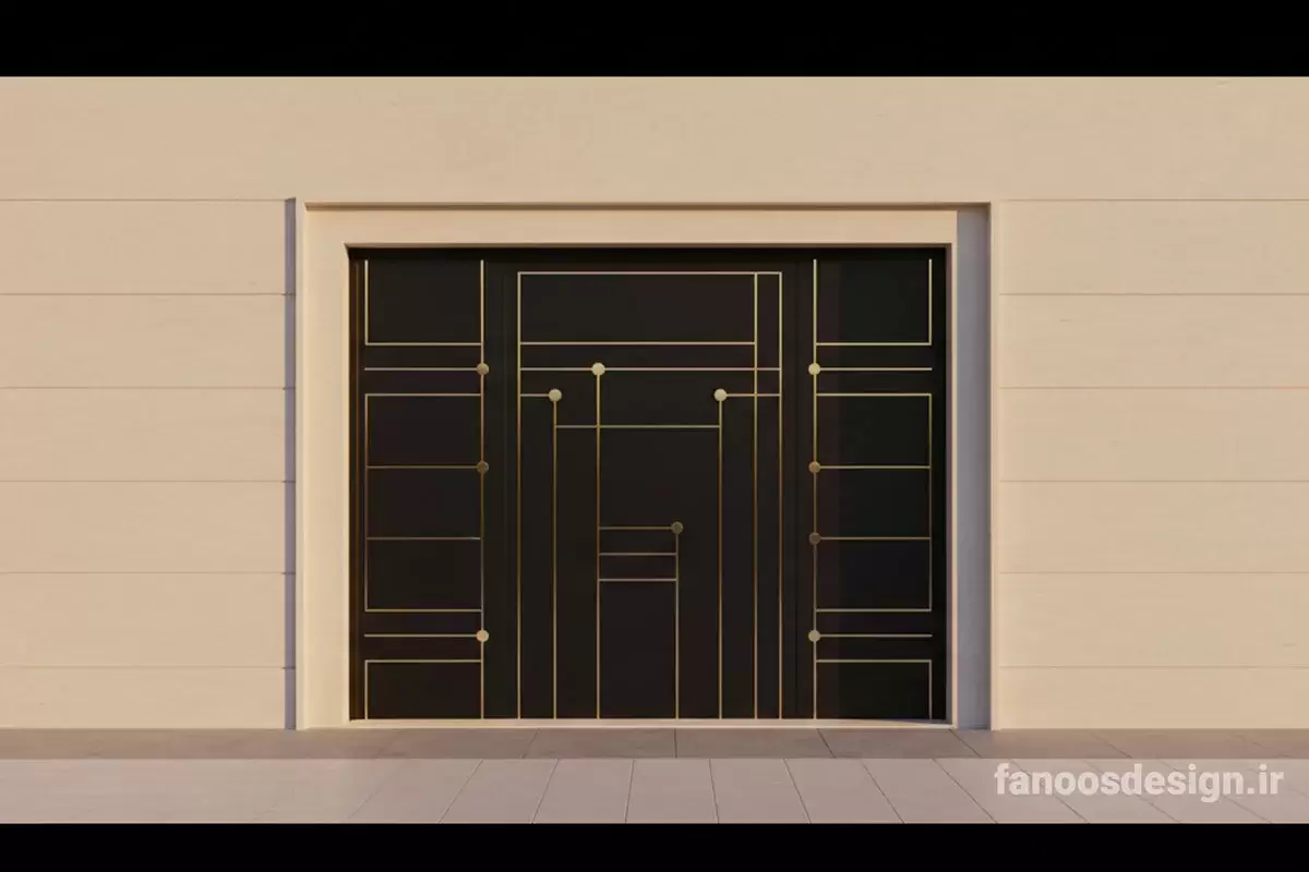 The best iron yard door models for villas and modern houses 3 | فانوس دیزاین تولید کننده انواع درب اتاق ، ضد سرقت، درب ورودی و ضد آل