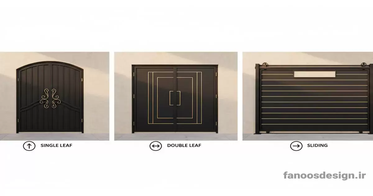 بهترین مدل‌های درب آهنی حیاط برای ویلا و خانه‌های مدرن؛ راهنمای کامل انتخاب
