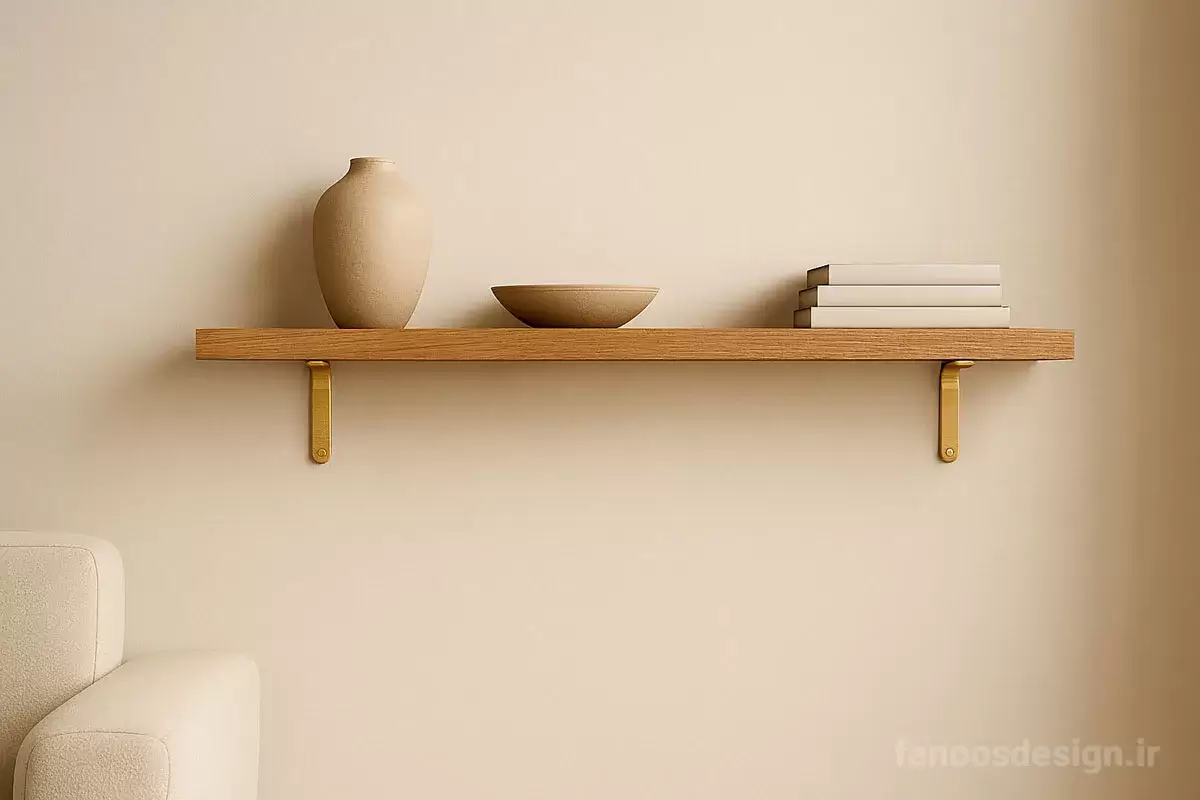 ۱. بهترین مدل‌های شلف برای سالن پذیرایی