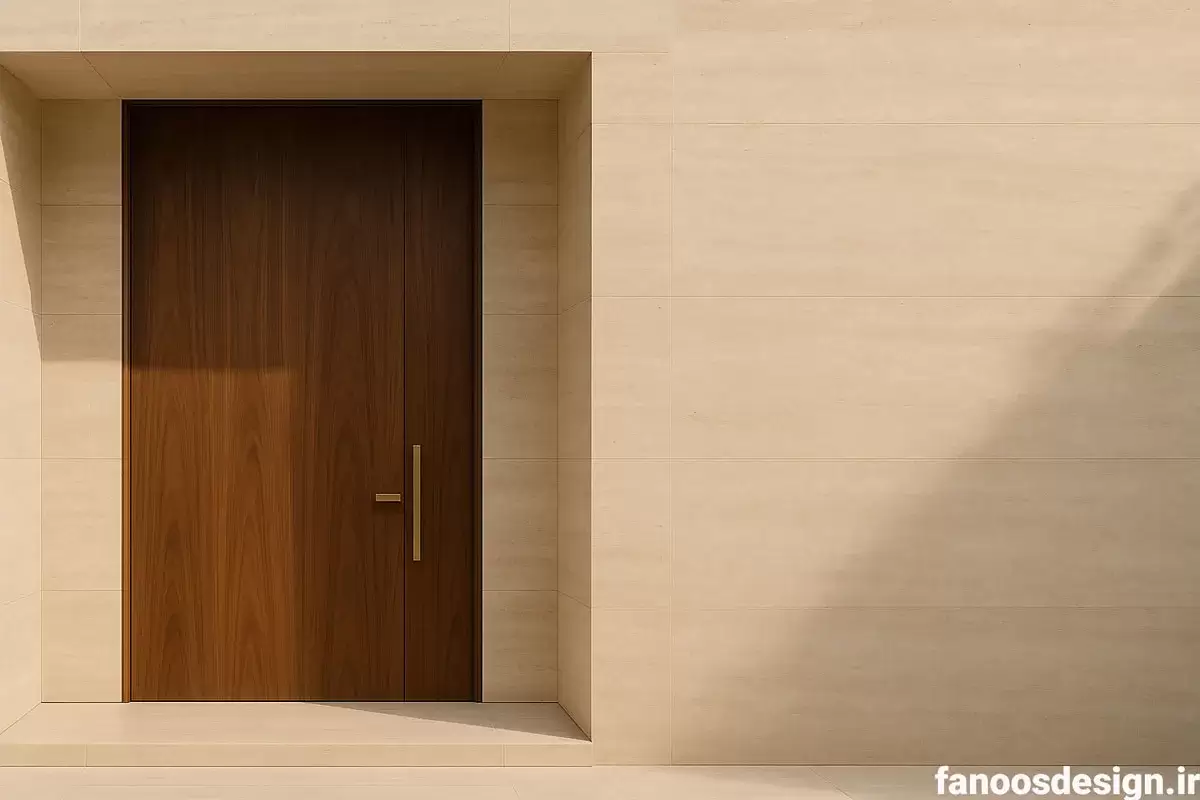 The difference between a villa entrance door and an apartment entrance door | فانوس دیزاین تولید کننده انواع درب اتاق ، ضد سرقت، درب ورودی و ضد آل