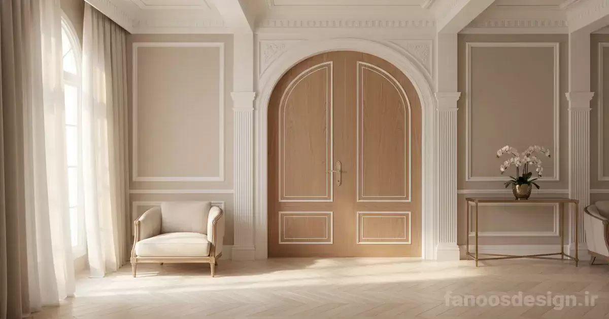 تفاوت دکوراسیون کلاسیک، نئوکلاسیک و مدرن در انتخاب درب ورودی و درب‌های داخلی