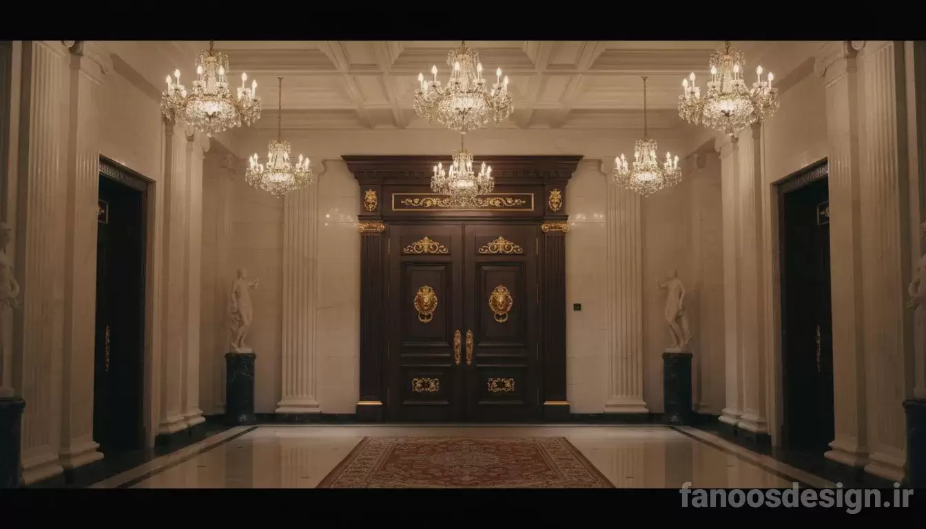 The difference between classical decoration | فانوس دیزاین تولید کننده انواع درب اتاق ، ضد سرقت، درب ورودی و ضد آل