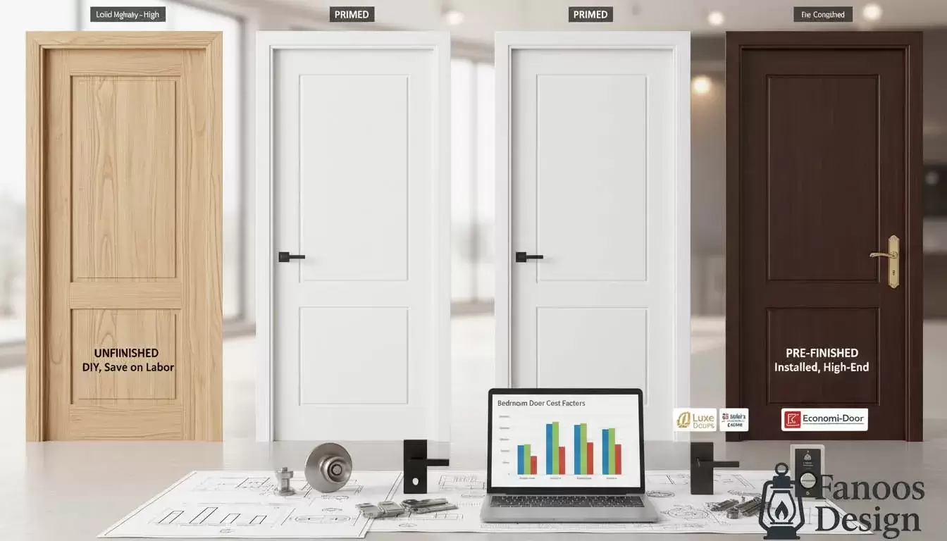 The price of the bedroom door 4 | فانوس دیزاین تولید کننده انواع درب اتاق ، ضد سرقت، درب ورودی و ضد آل